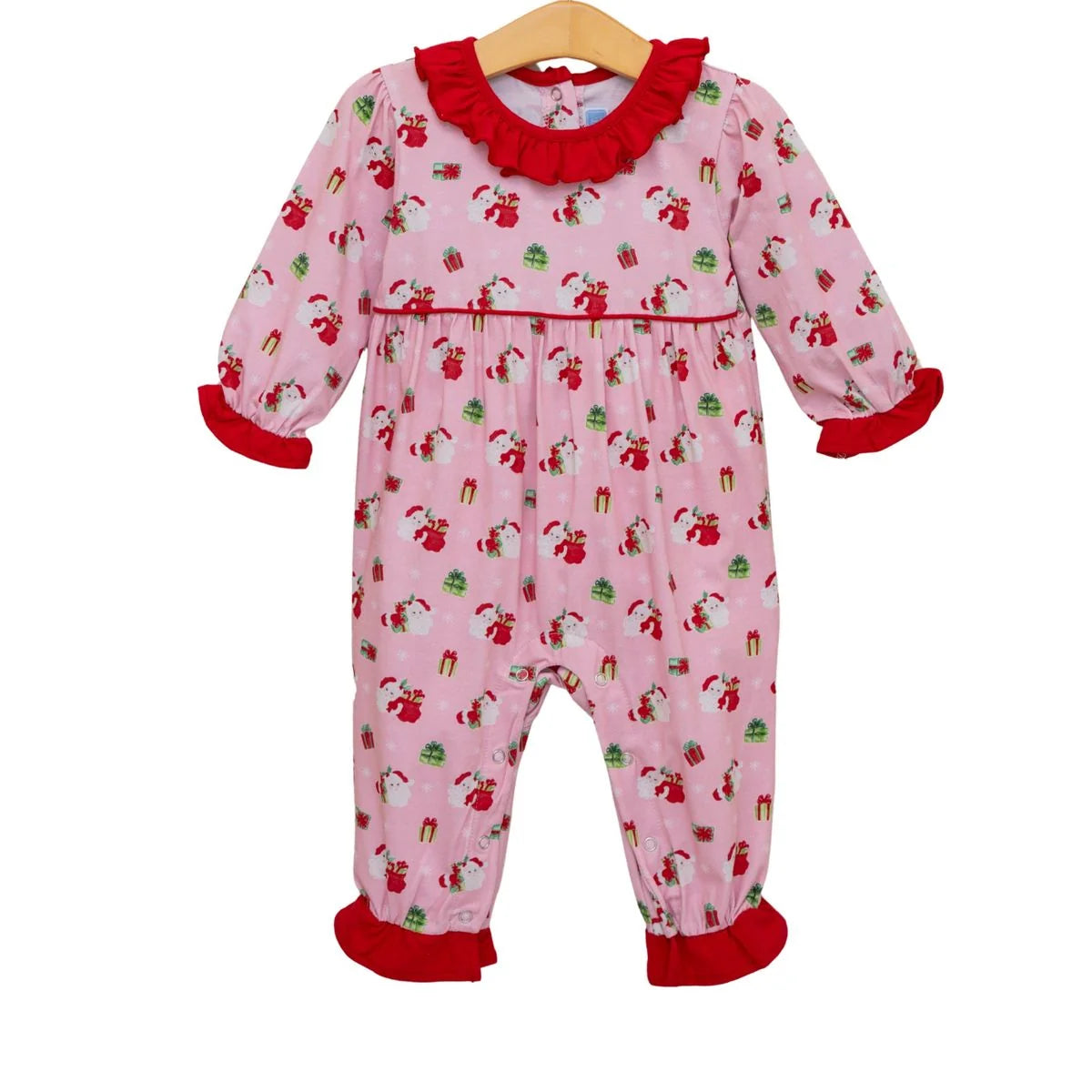 Santa's Workshop Ruffle Romper