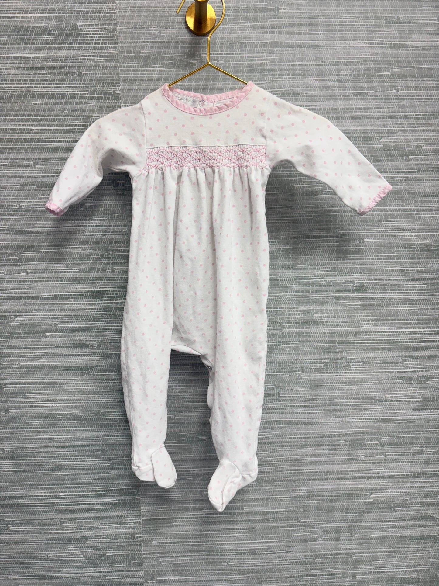 Magnolia Baby Dot Sleeper 6M