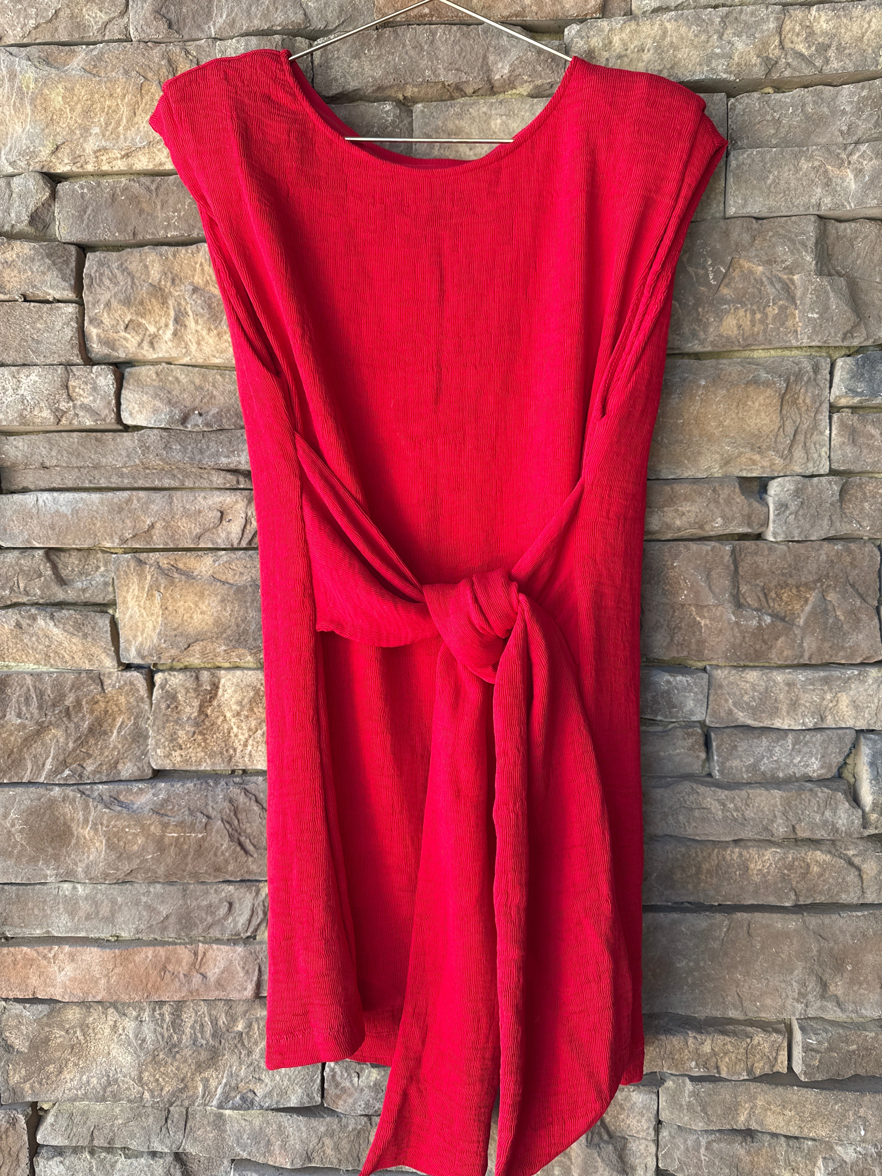 Emily McCarthy Red Ribbed Mini XXS