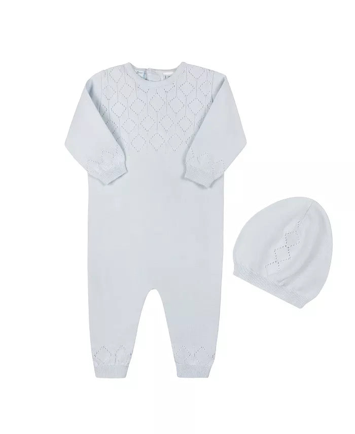 Lux Pointelle Knit Romper