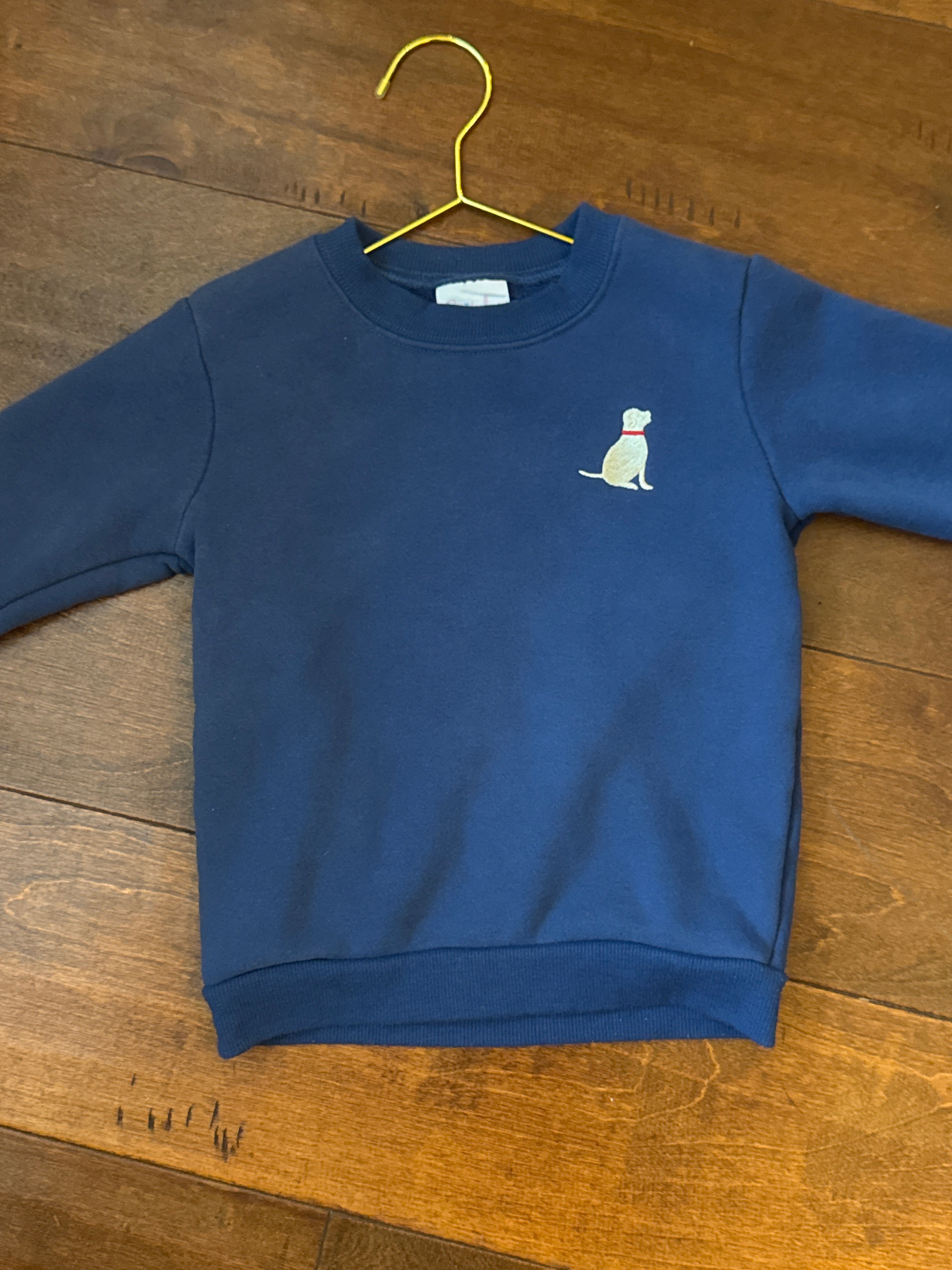 Stitchy Fish Lab Applique Sweatshirt 3T