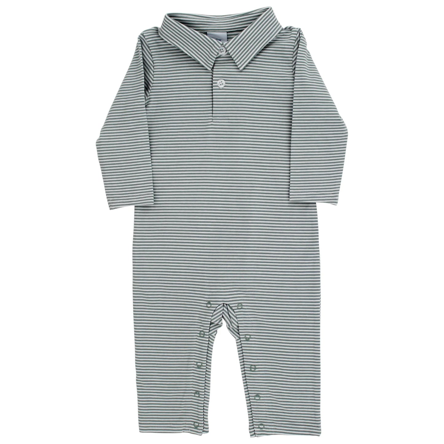 Sage Stripe Knit Play Suit