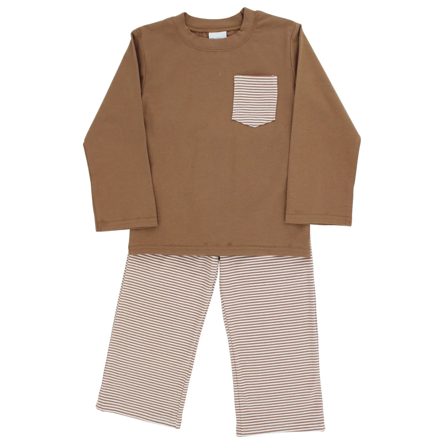 Chocolate Knit Porter Pants Set