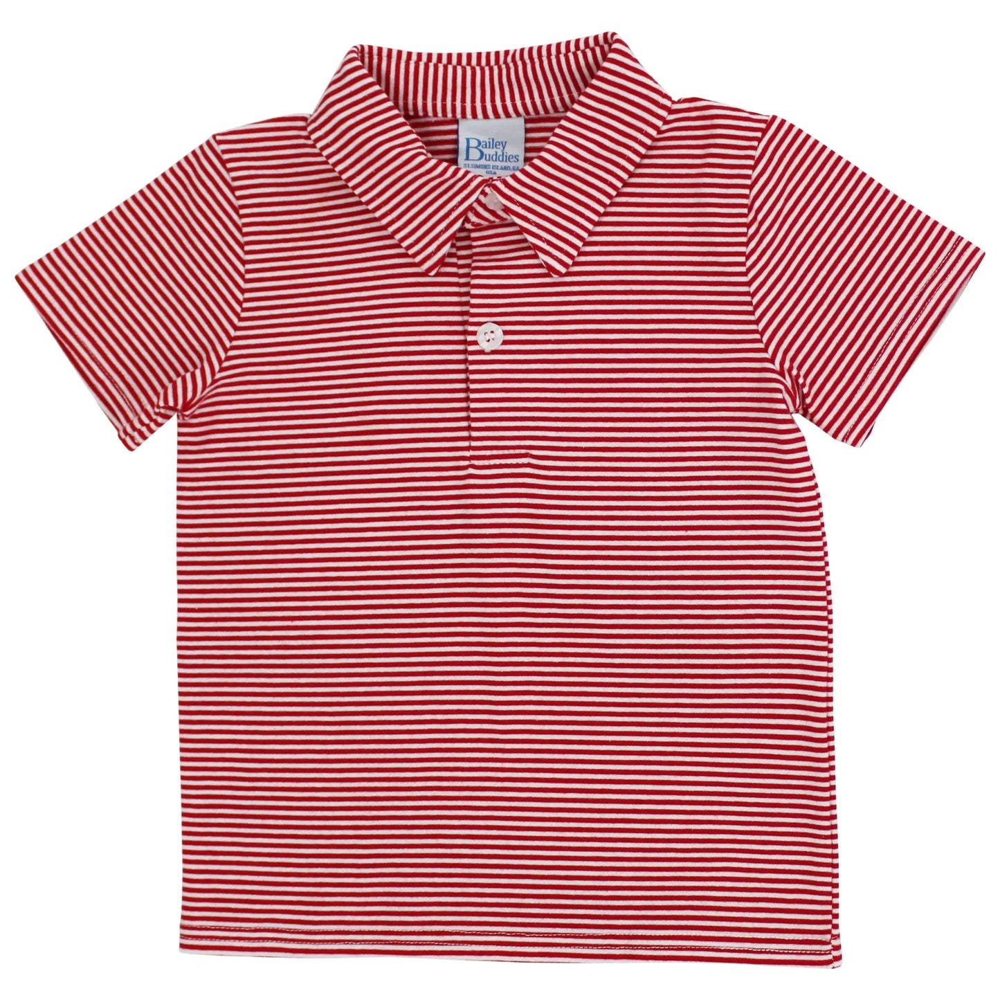 Sammy Polo - Red Stripe Knit