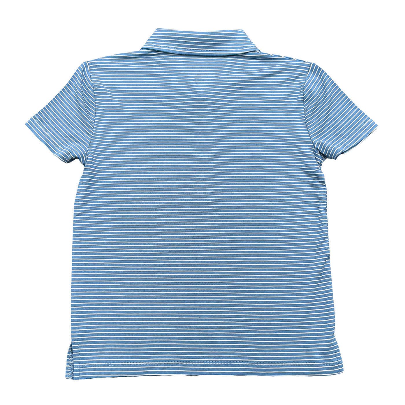 Banks Boys Performance SS Polo Blue/White Stripe