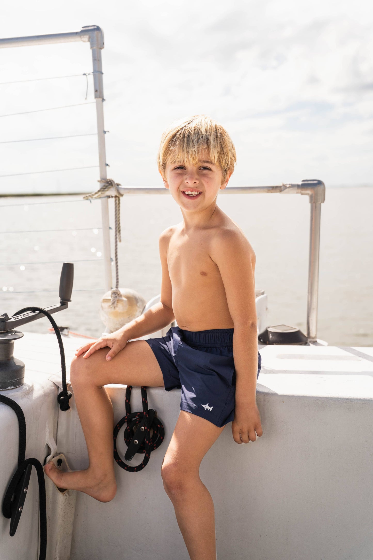 Inlet Boys Performance Short- Navy