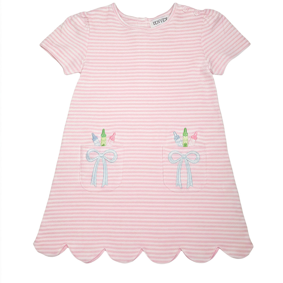 Back to School Scalloped Dress
