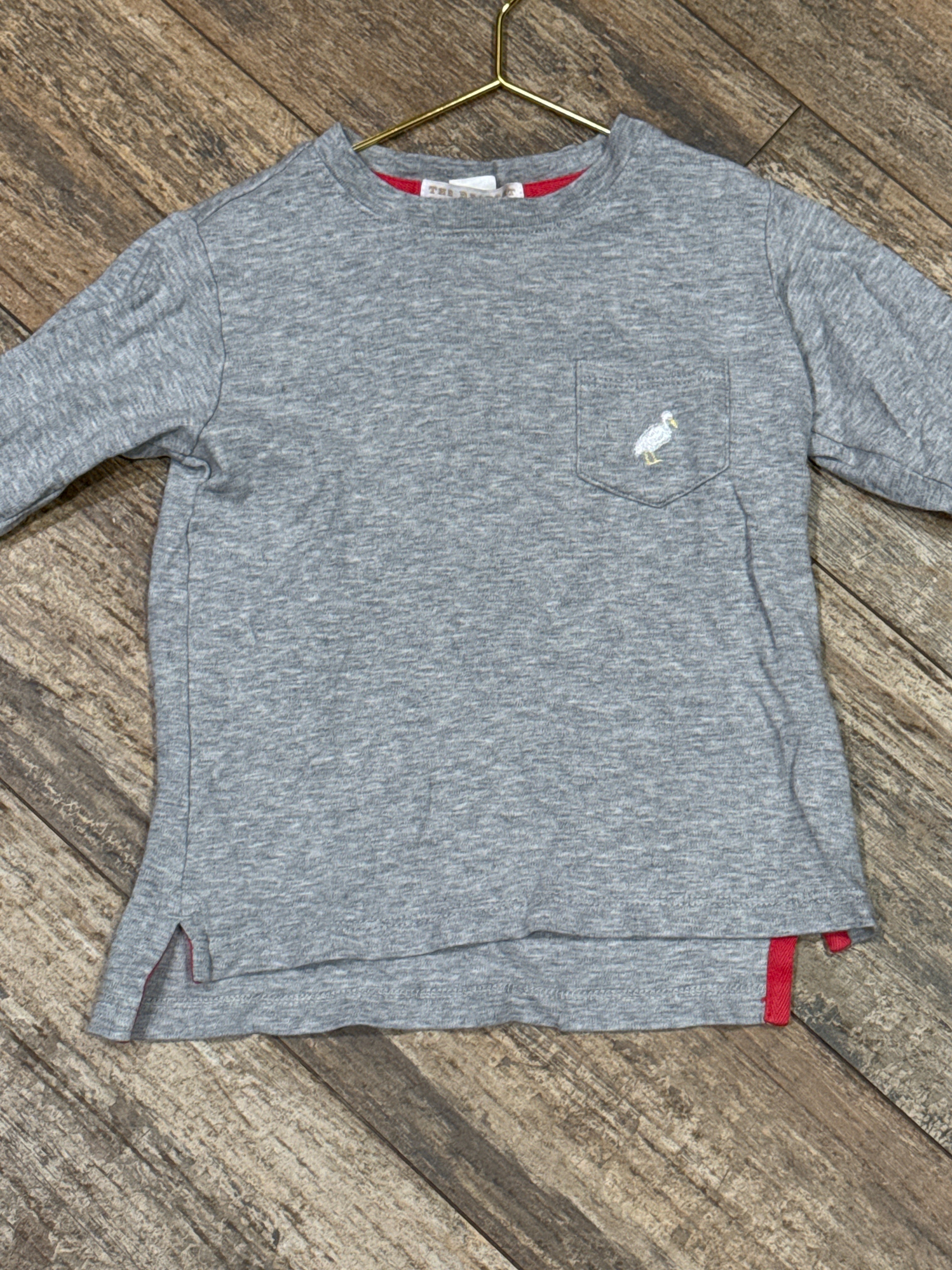 TBBC Heather Grey Long Sleeve Tee 2T