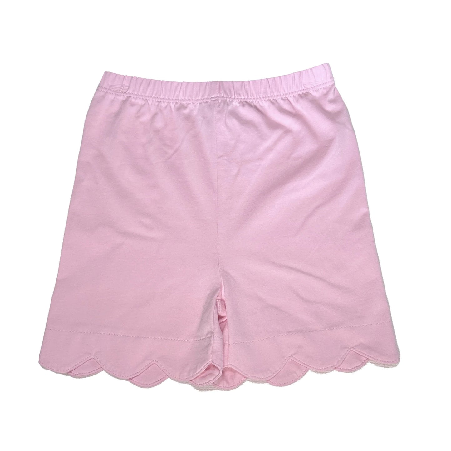 Scalloped Cartwheel Shorts - Blue and Pink