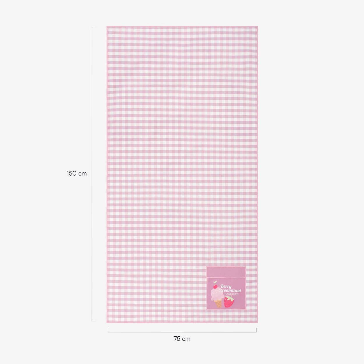 Purple children's hooded microfiber towel