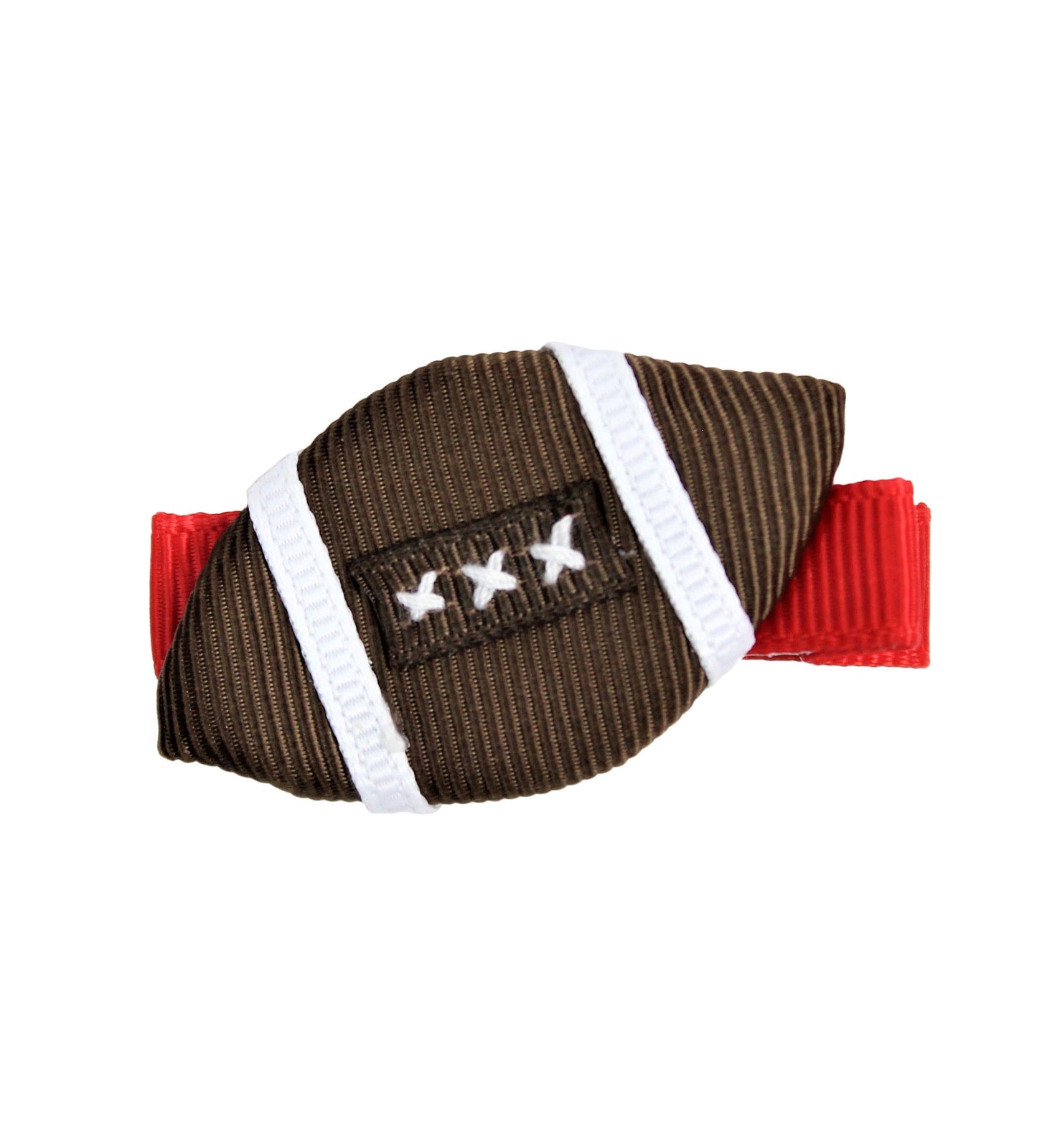 Football Ribbon Figure on Pinch Clip: Football Shaker