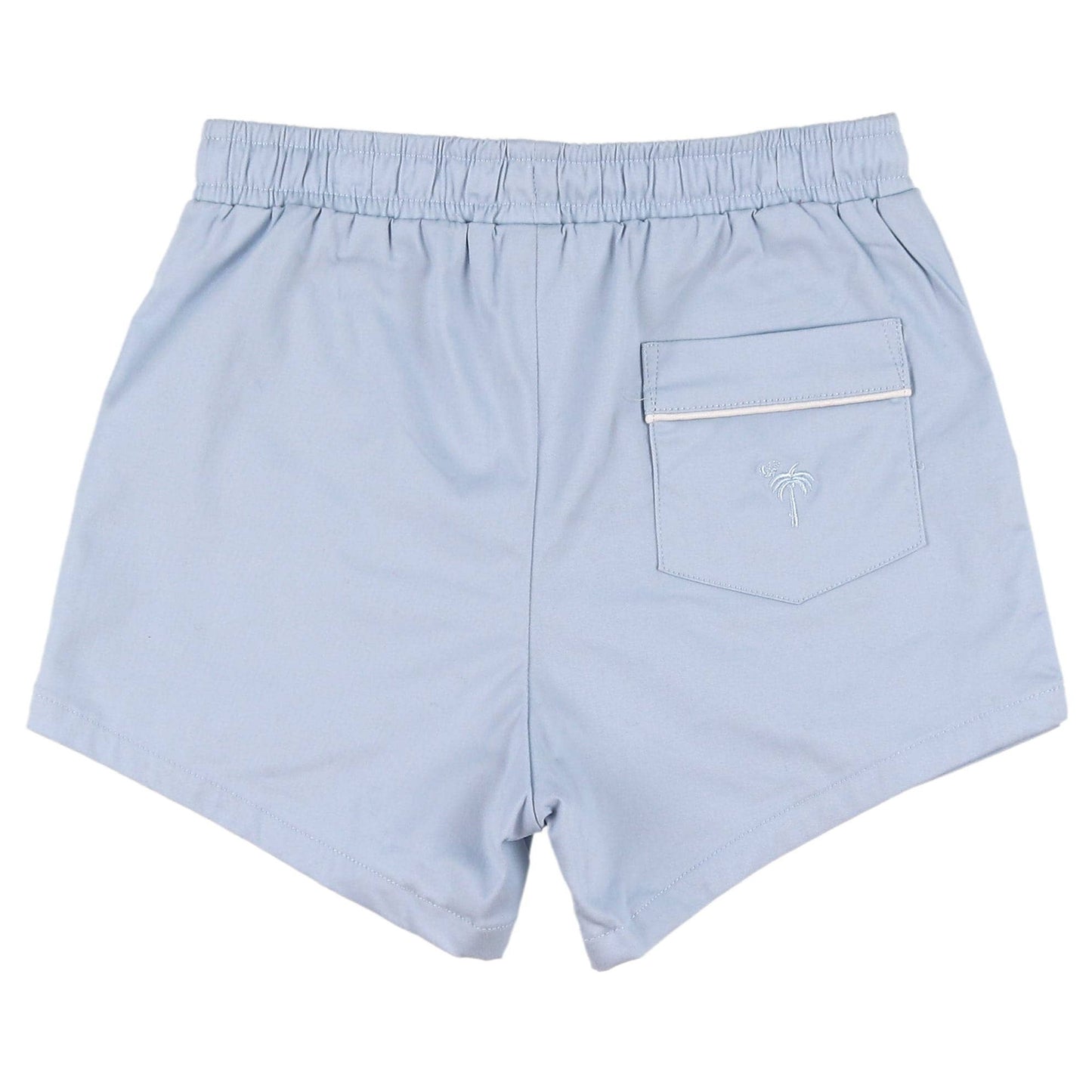 Powder Blue Twill Shrimp Shorts
