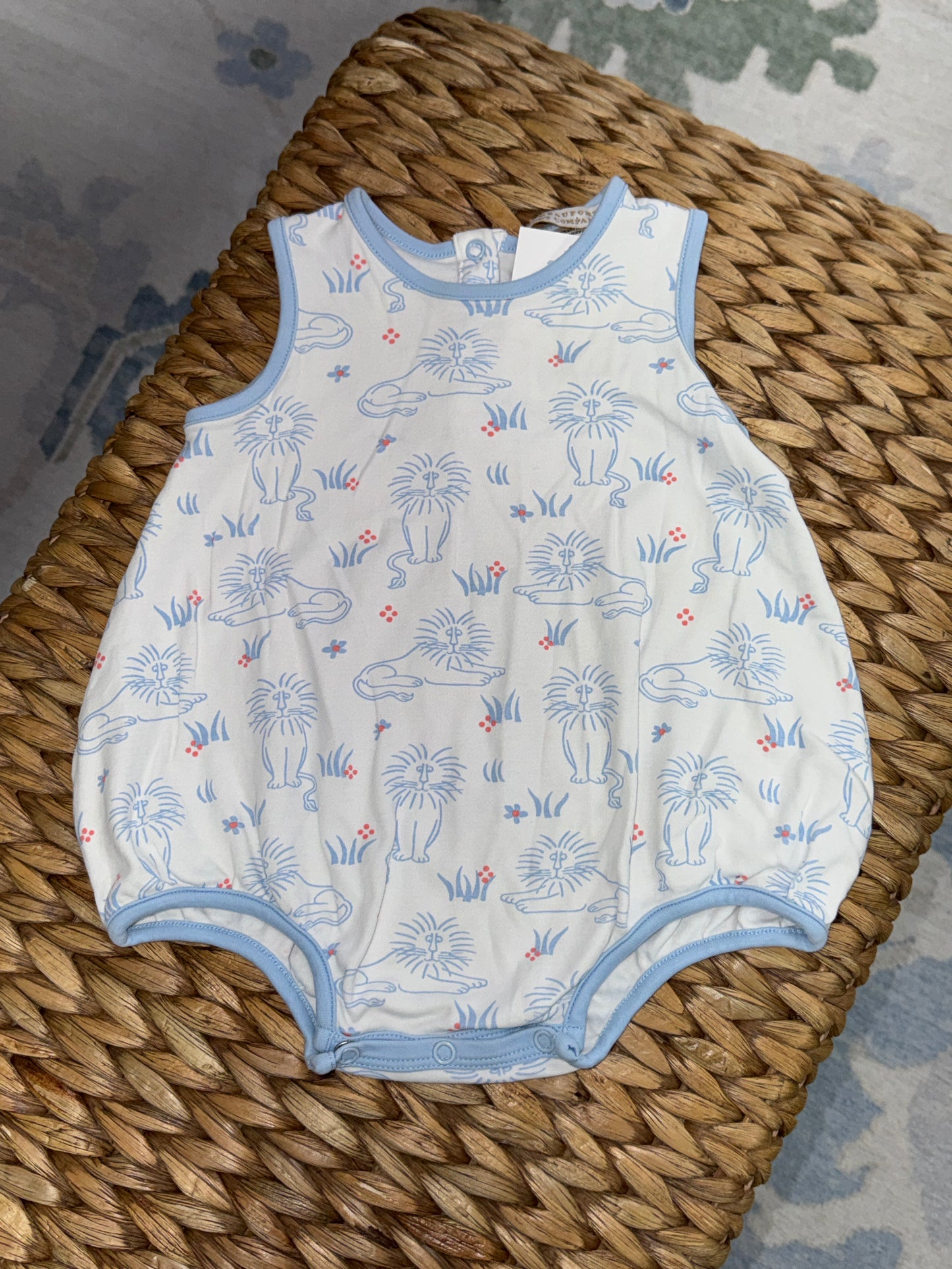 TBBC Lion Patton Playsuit 12-18m