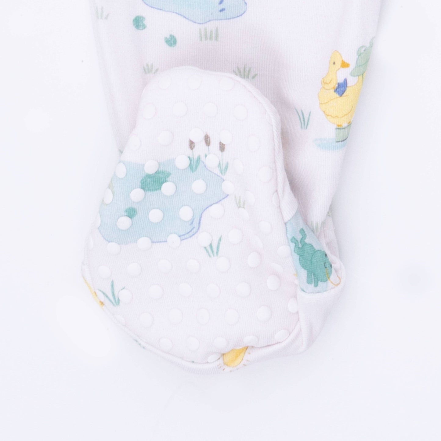 Frog and Duck Pond - 2 Way Zipper Footie