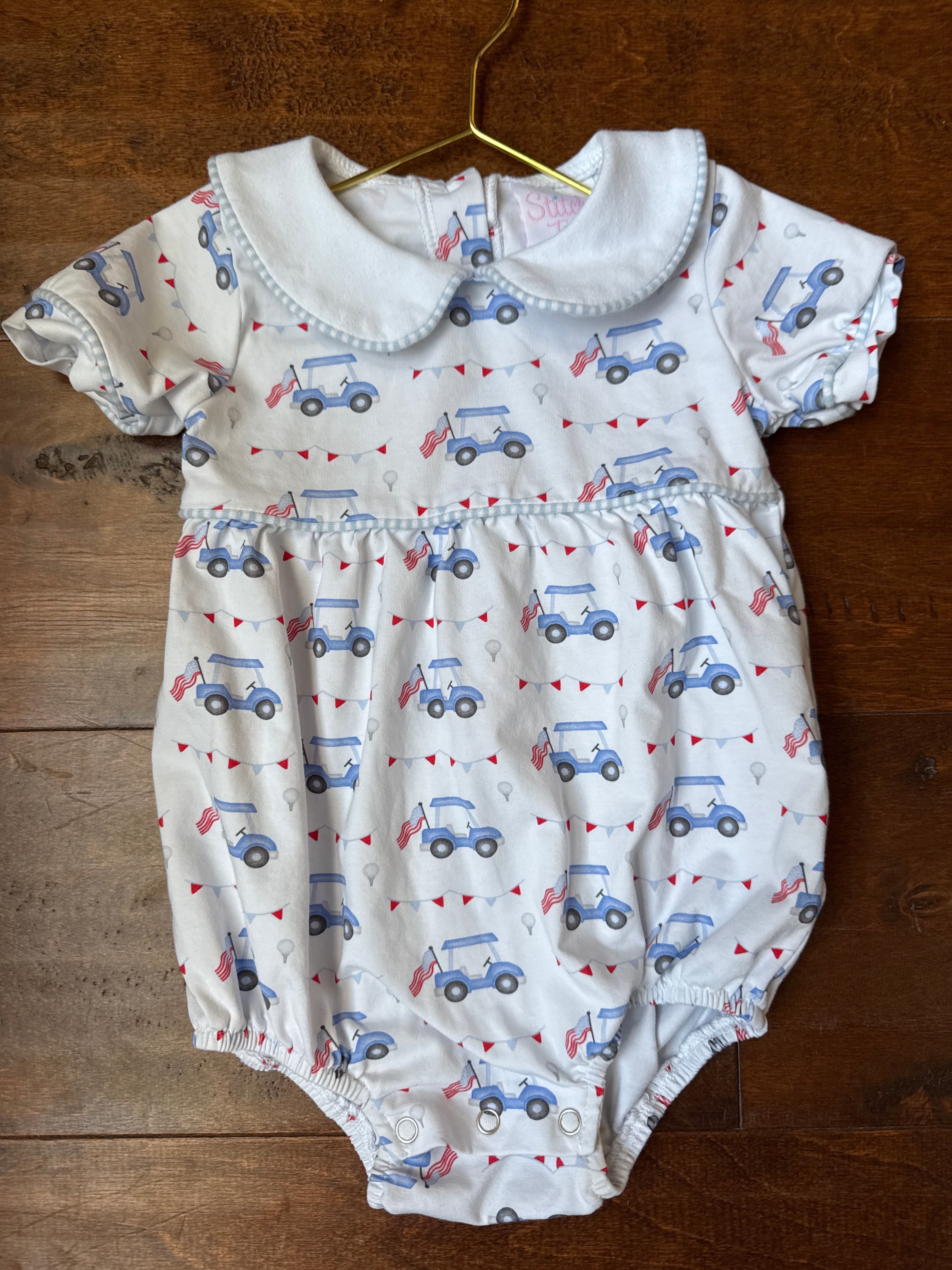 Stitchy Fish Golf cart Flag Bubble 12m