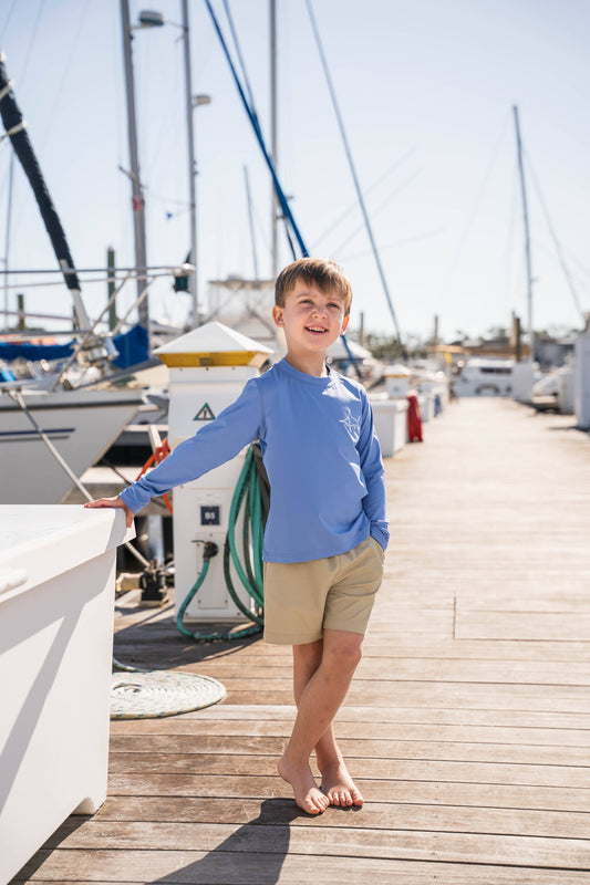 Boys Topsail Performance Shorts – Khaki