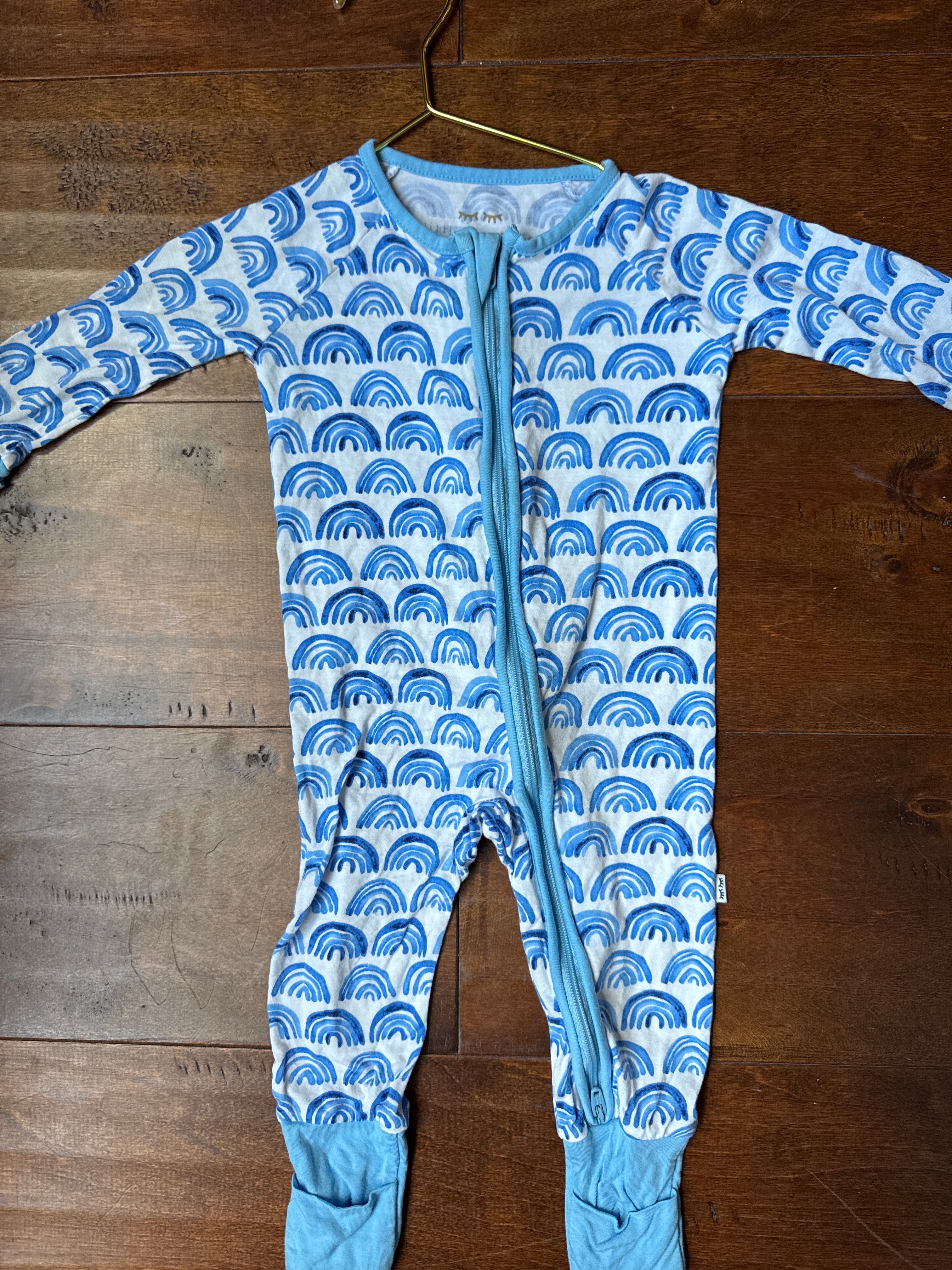 Little Sleepies Rainbow Footie 3-6m