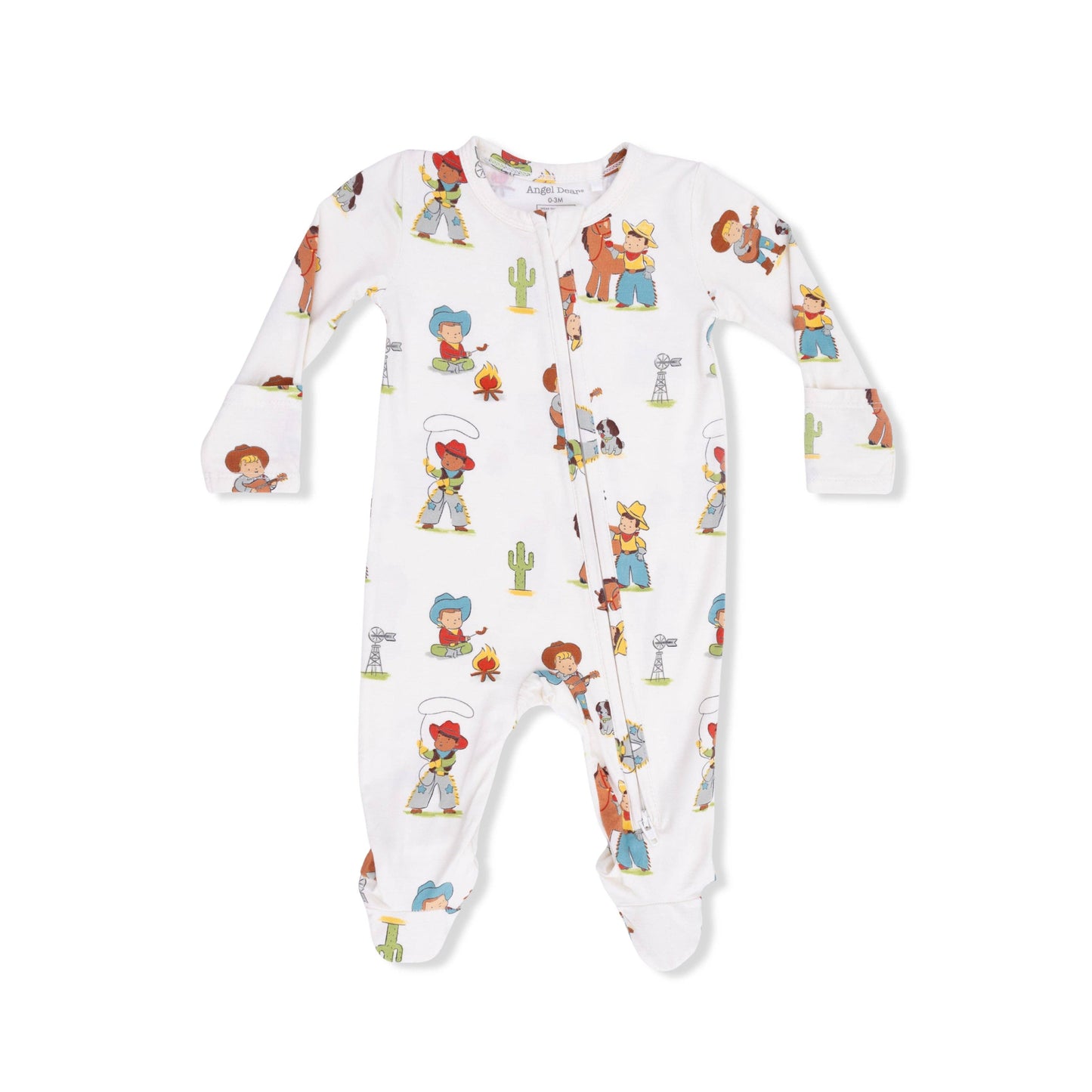 Vintage Cowboys - 2 Way Zipper Footie
