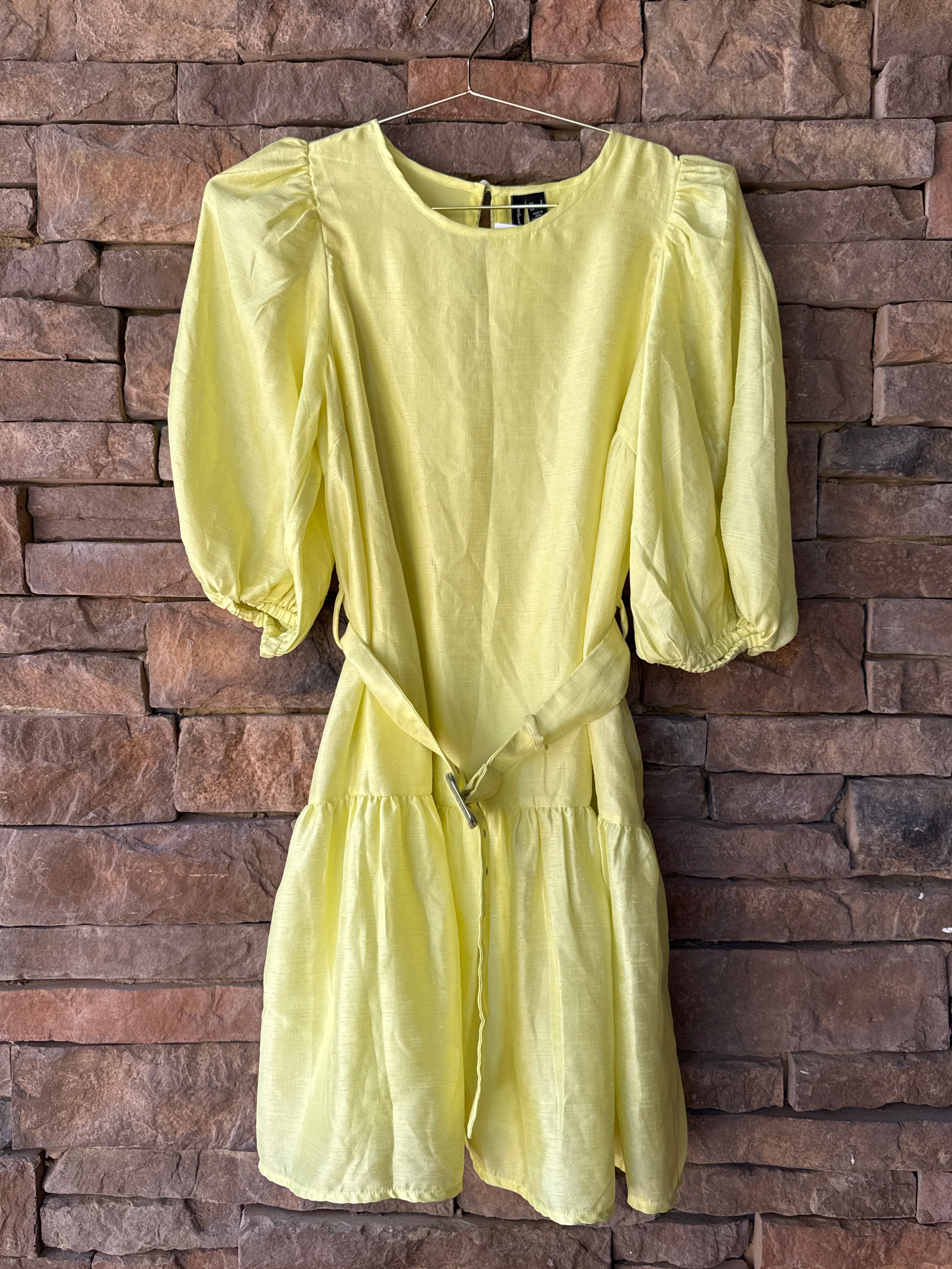 Vero Moda Citrine Dress Belted S
