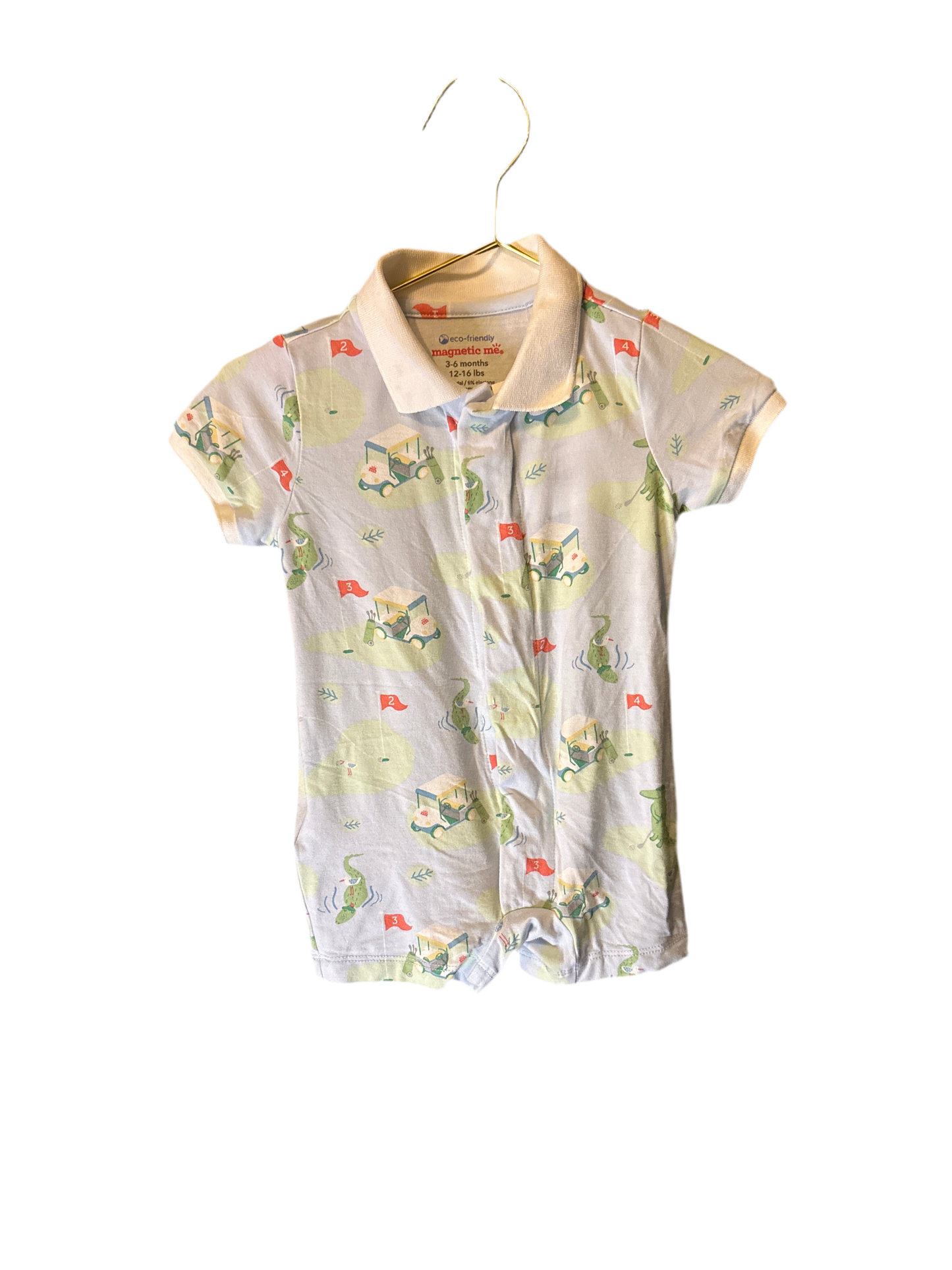 Magnetic Me Golf Romper 3-6m