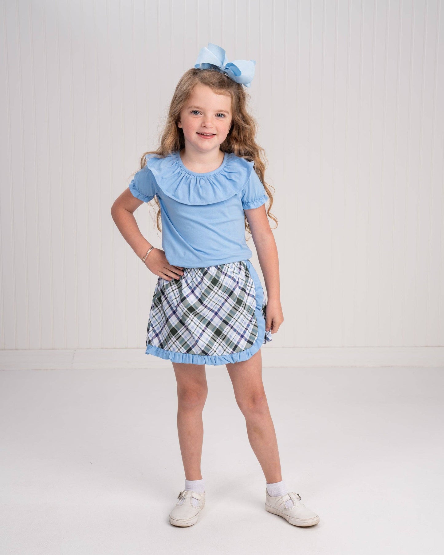 Evelyn Ivy League Plaid Skort