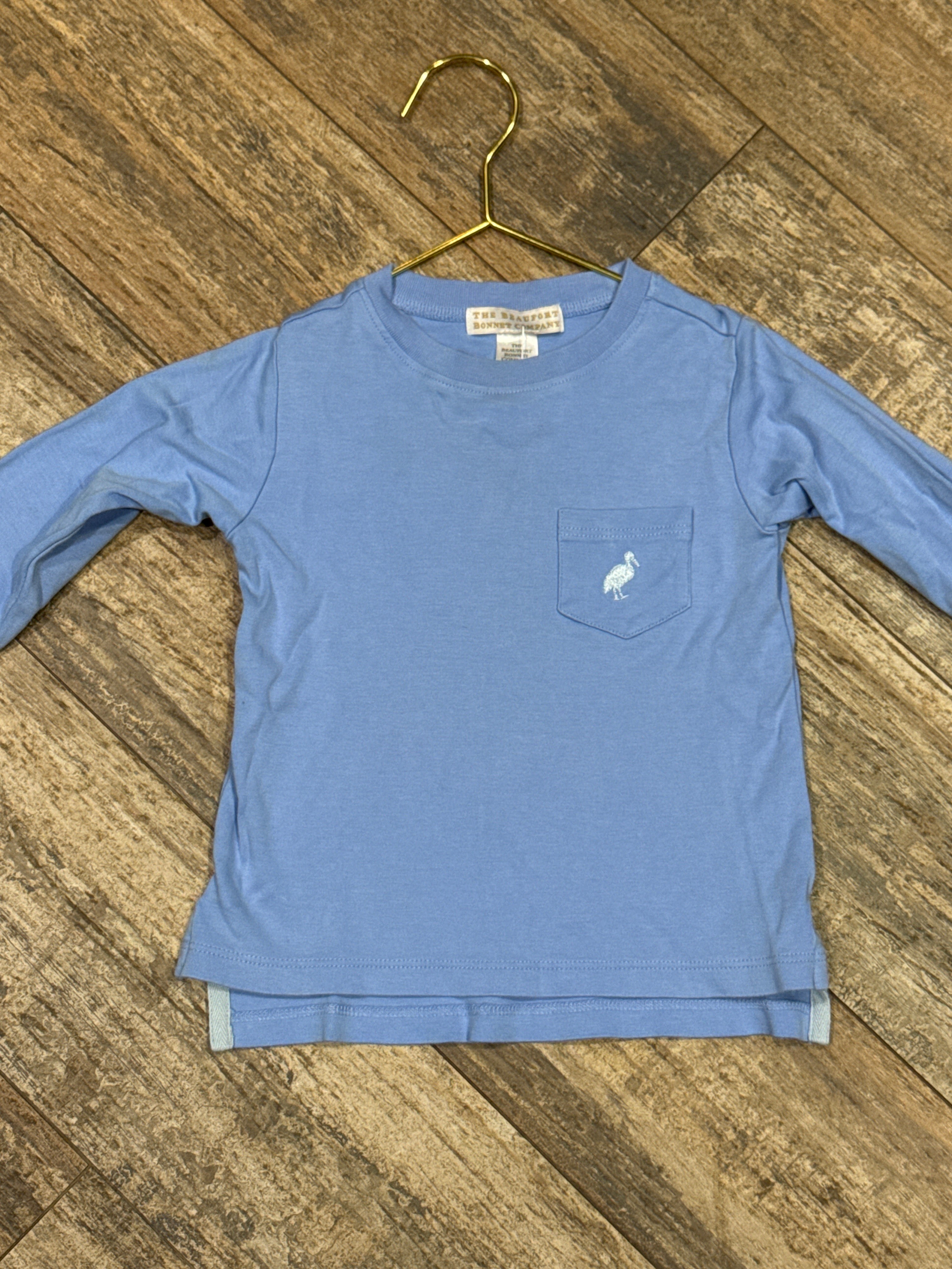 TBBC Long Sleeve Buckhead Blue Tee 2T