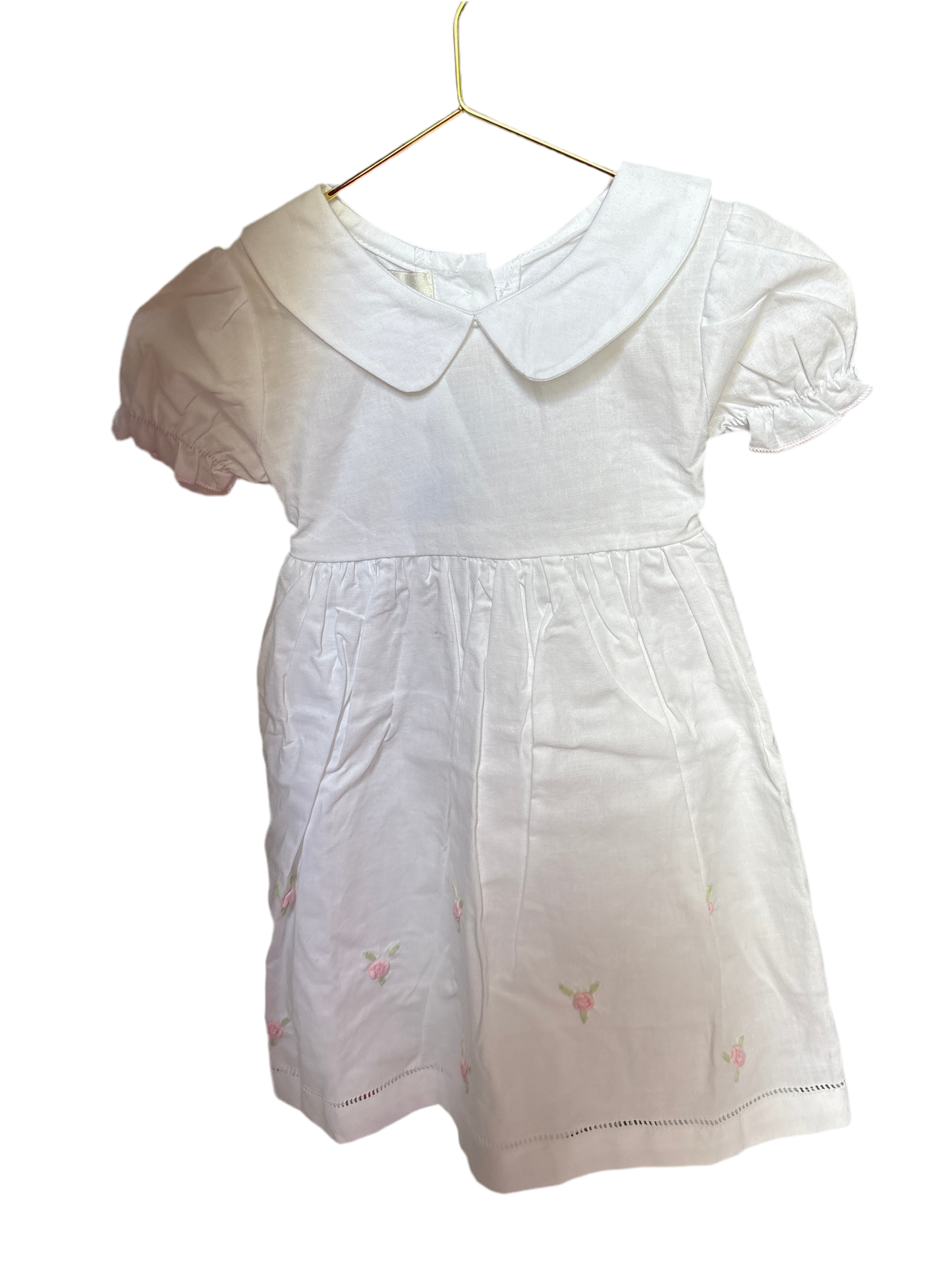 Baby Boutross White Smocked Dress 6m