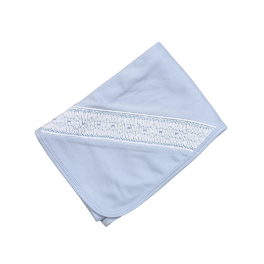 Pima Hand Smocked Blanket