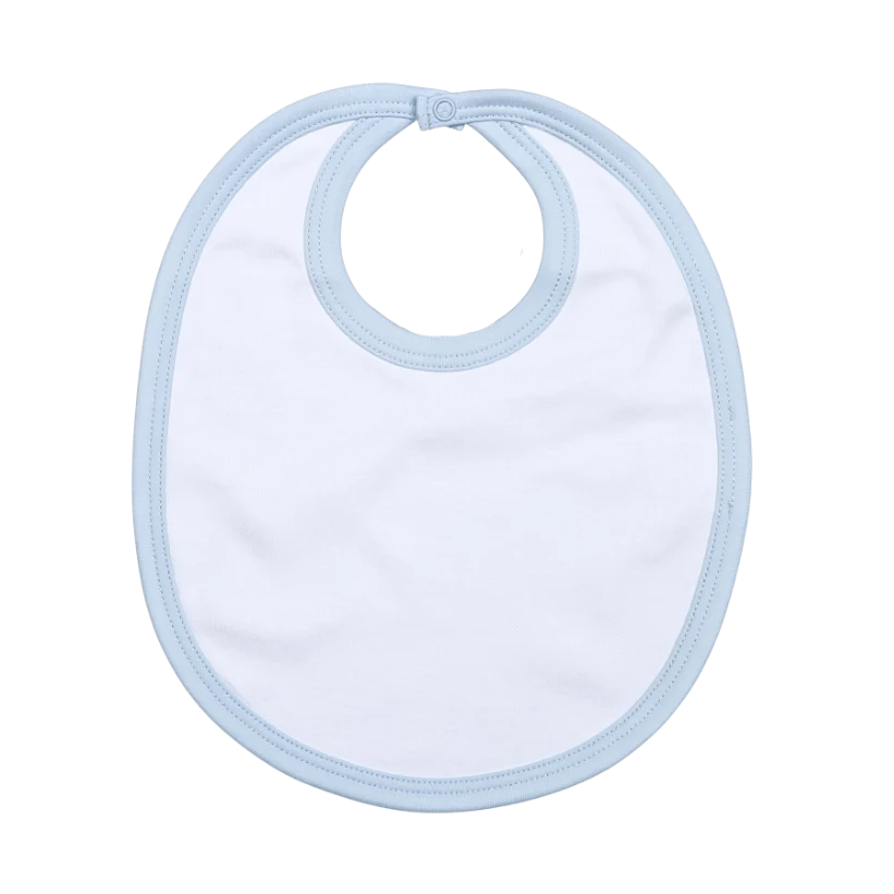 Leo White and Blue Bib