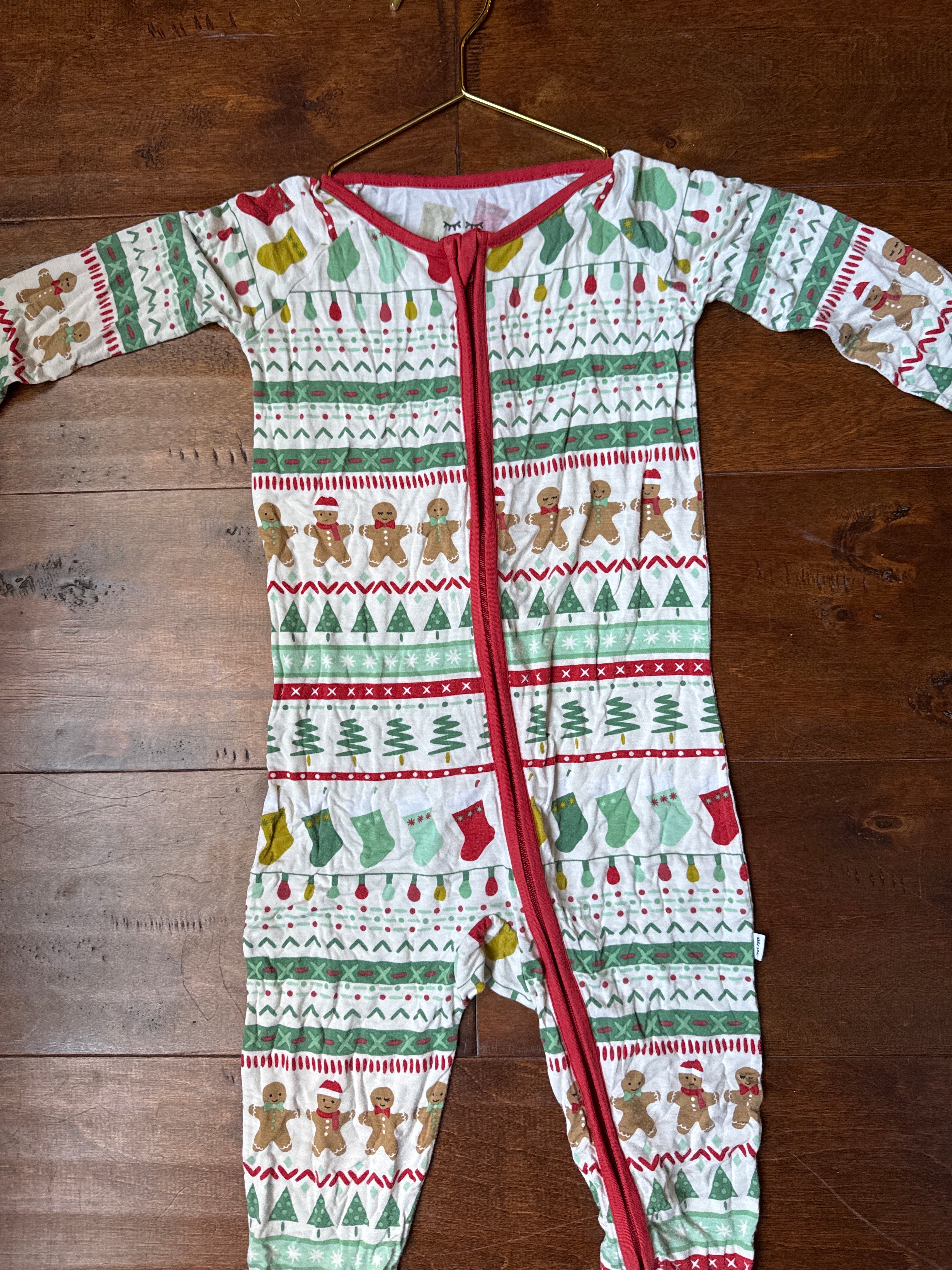 Little Sleepies Gingerbread Footie 18-24m