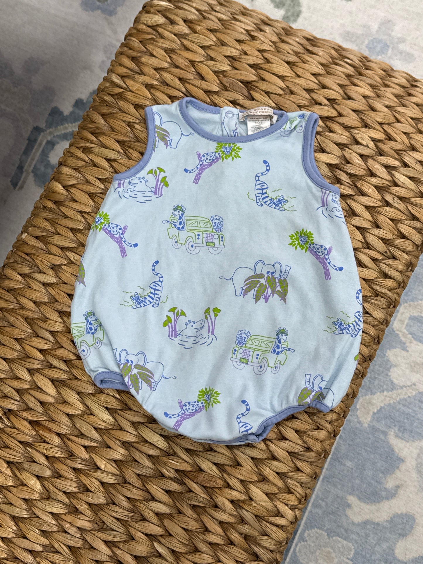 TBBC Safari Patton Playsuit 12-18m
