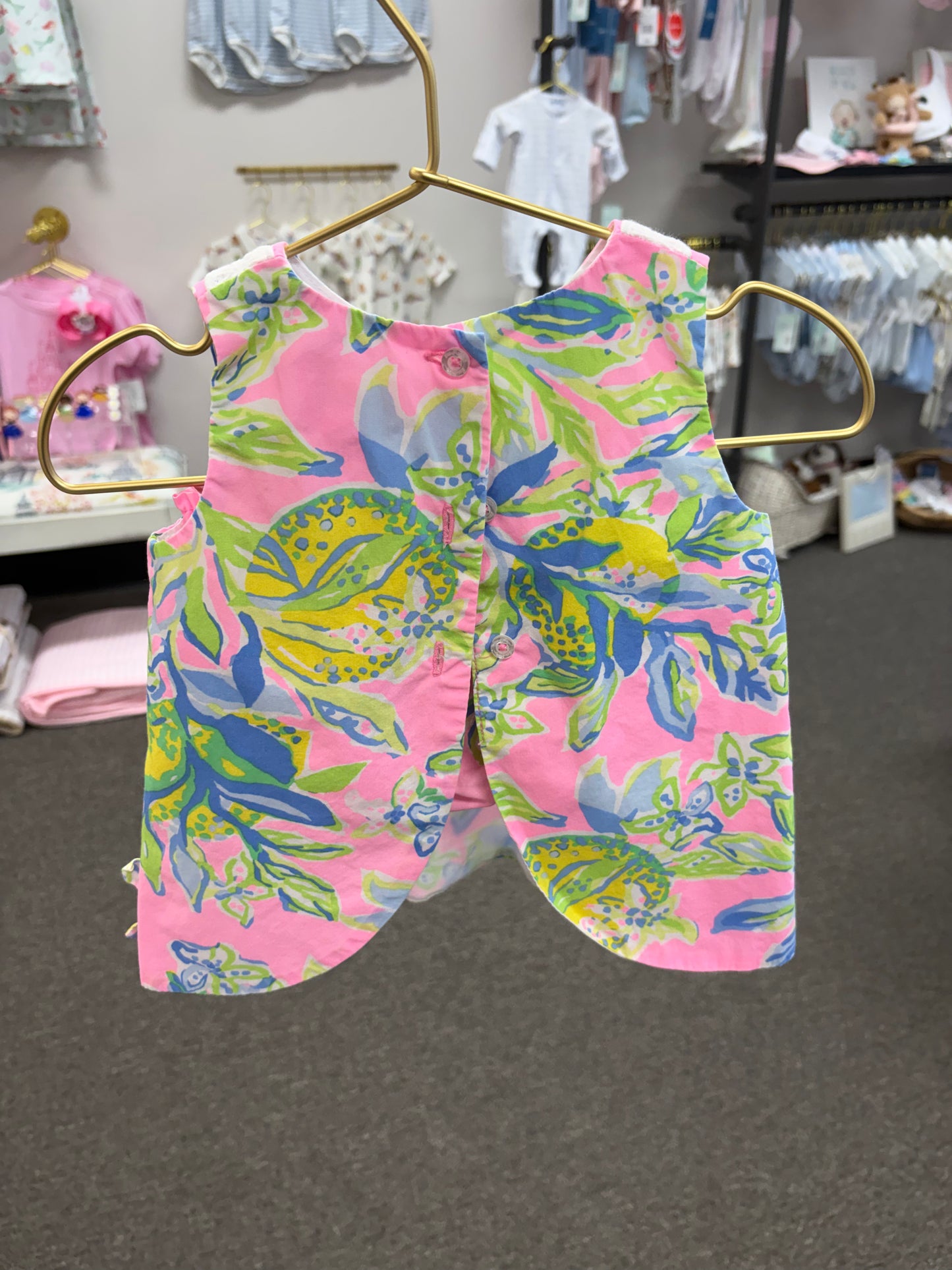 Lilly Pulitzer Lemon Diaper Set 6-12M
