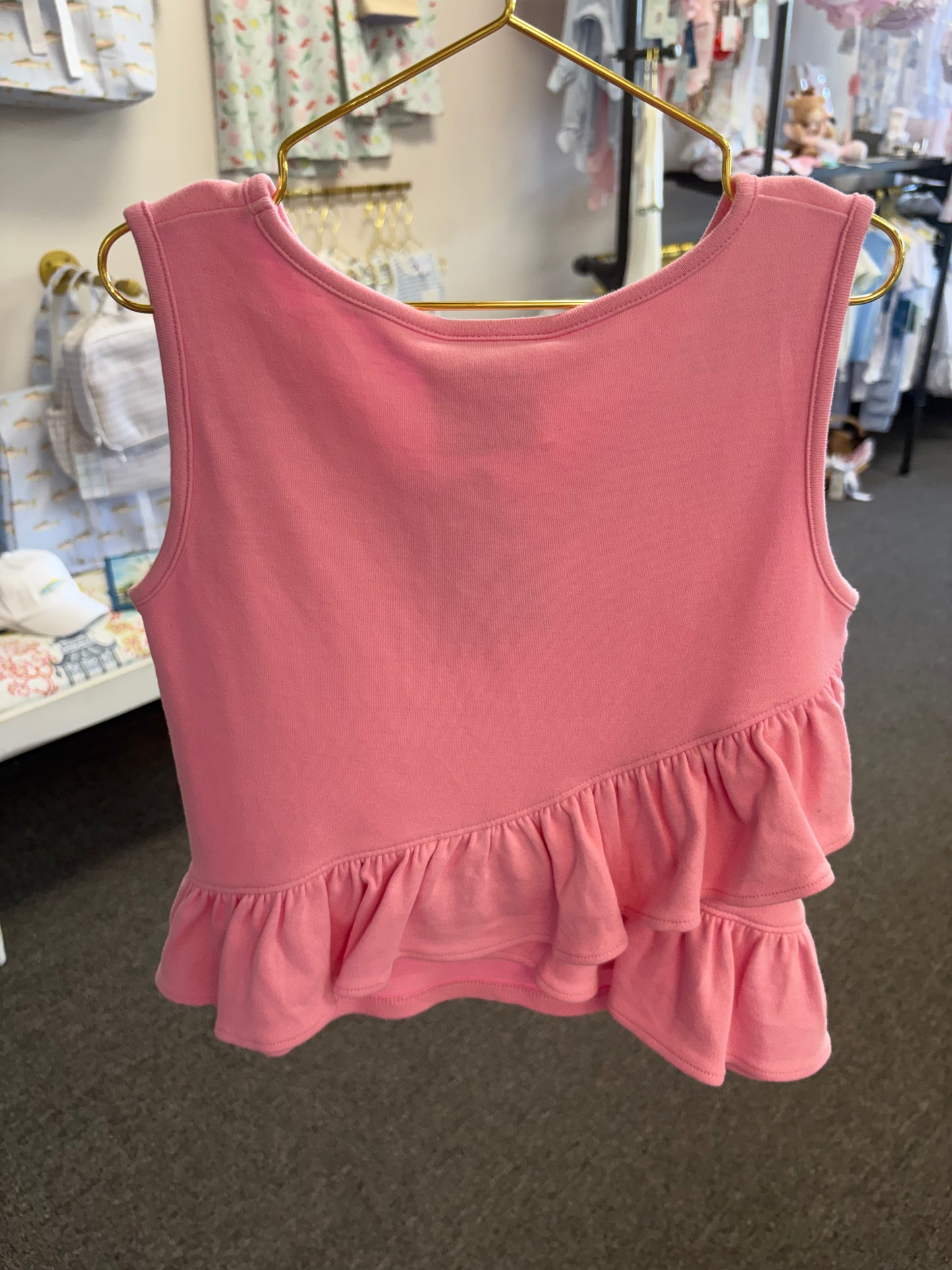 TBBC Pink Ruffle Swing Top 8
