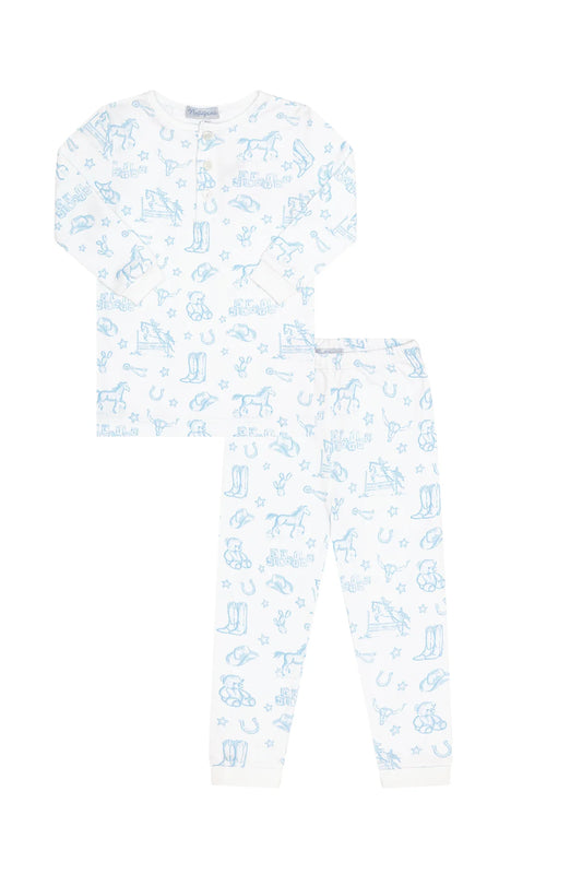 Blue Lone Star Toile PJ
