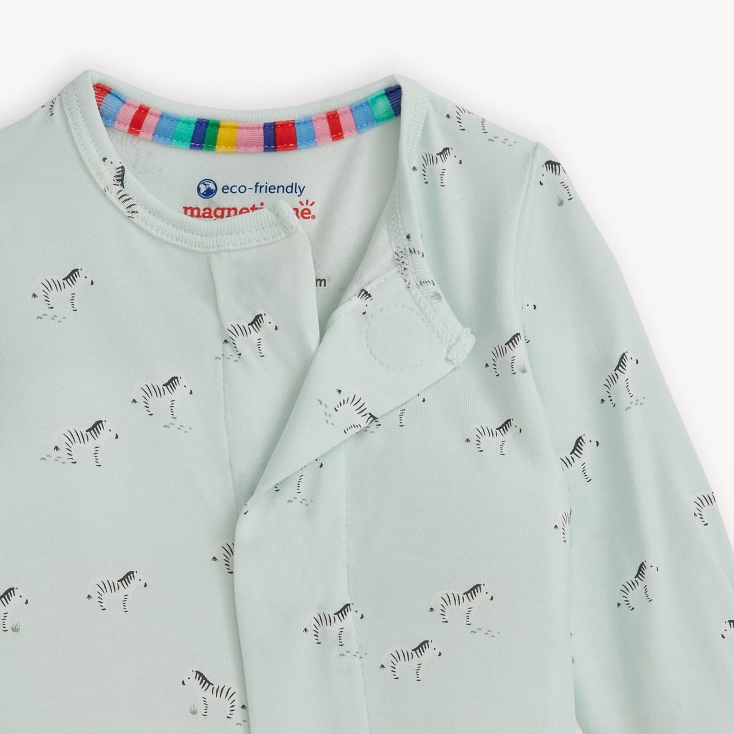 Modal Magnetic Footie - Teal Savannah Plains