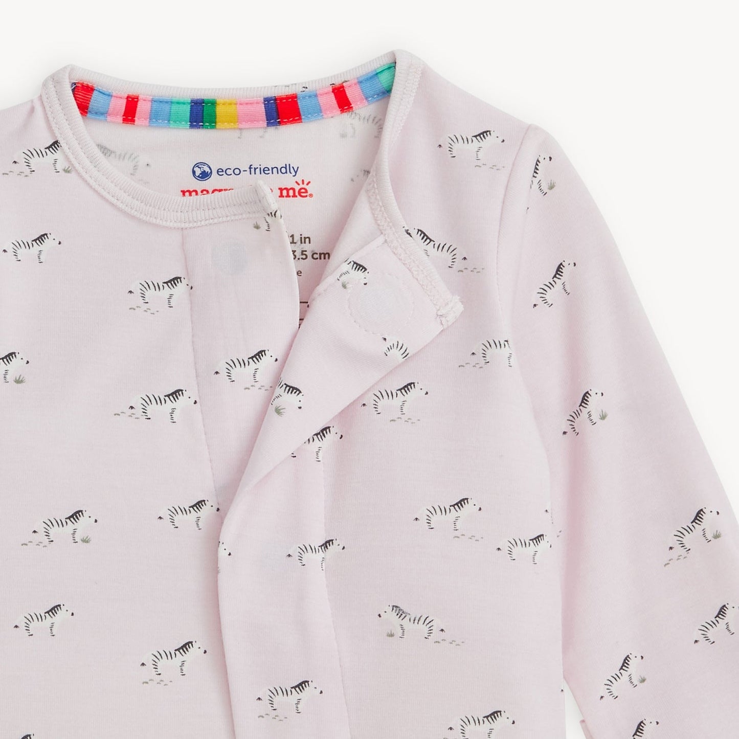 Modal Magnetic Footie - Pink Savannah Plains