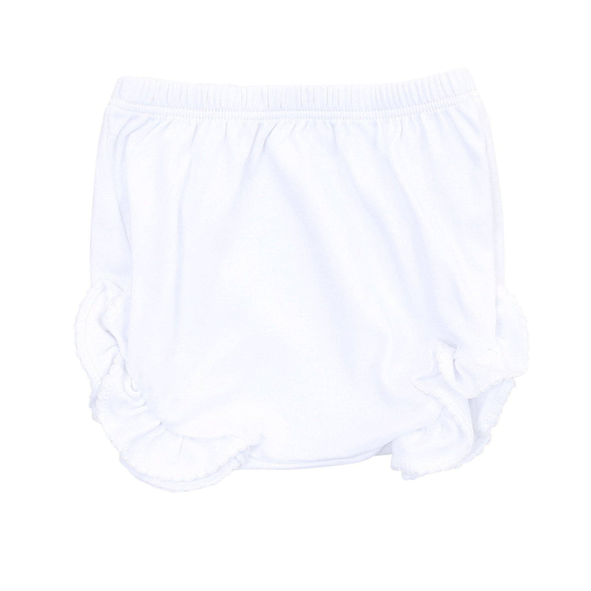 Essentials Monogram Diaper Cover with White Trim