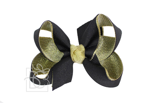 Layered Grosgrain Bow: 5.5" Huge