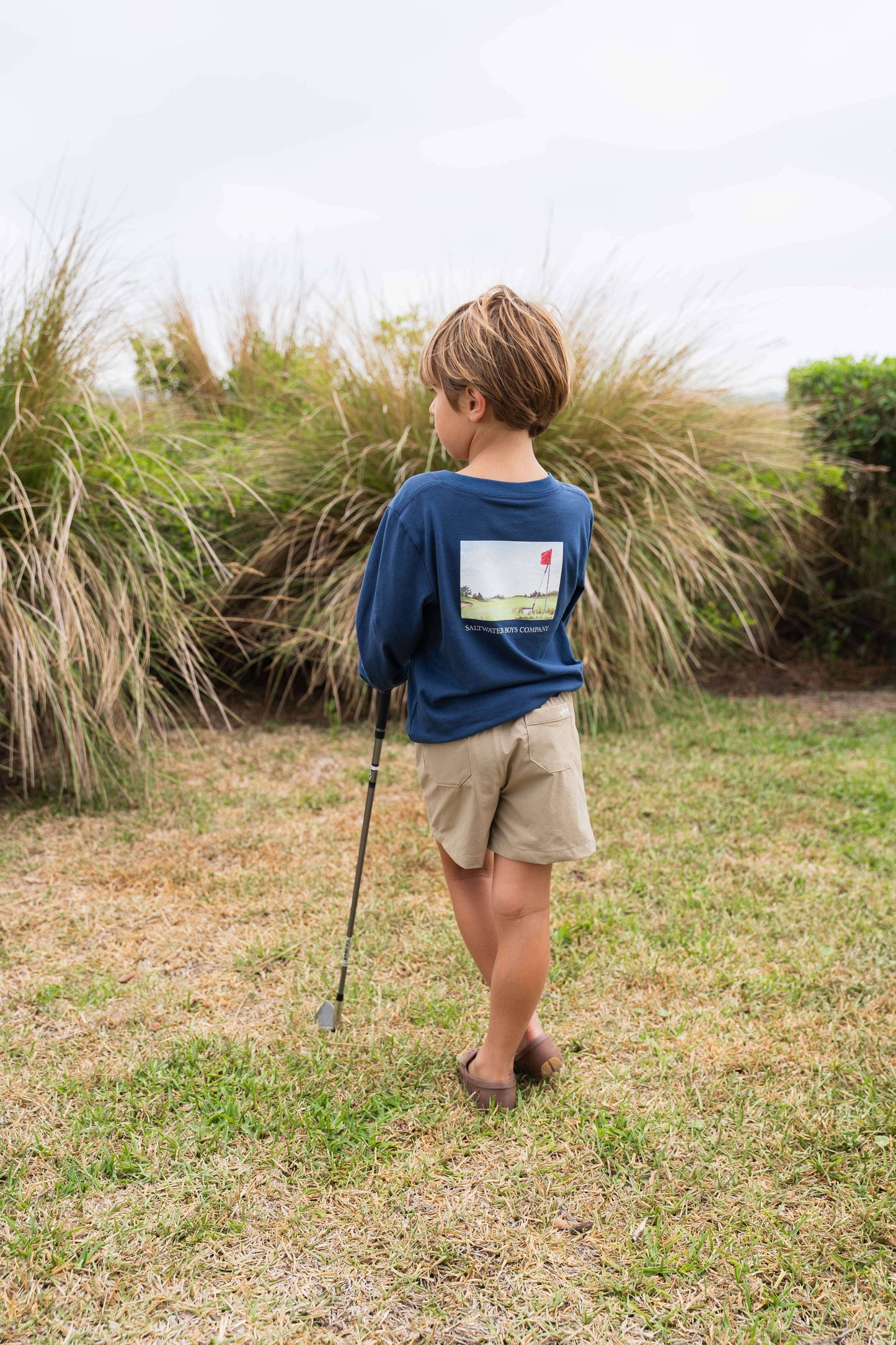 Boys Topsail Performance Shorts – Khaki