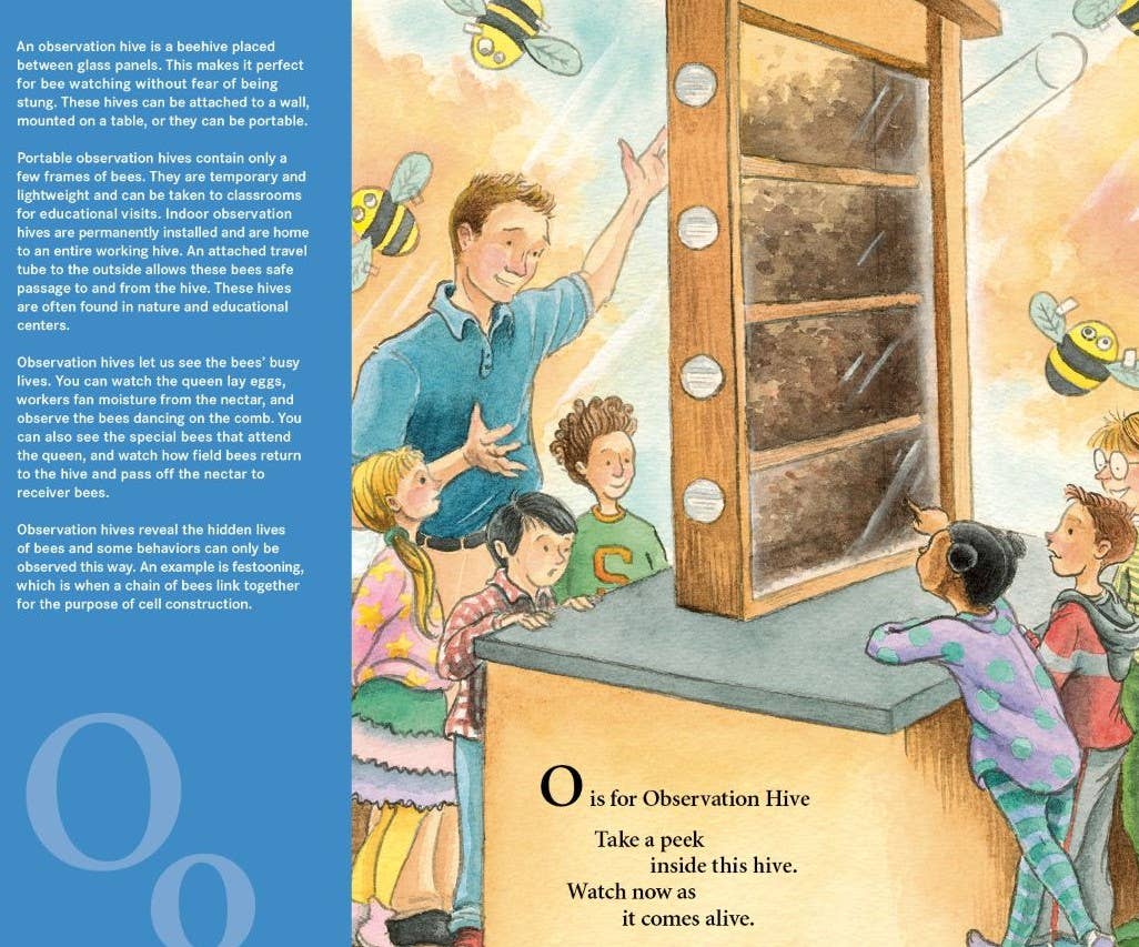H is for Honey Bee: A Beekeeping Alphabet Picture Book