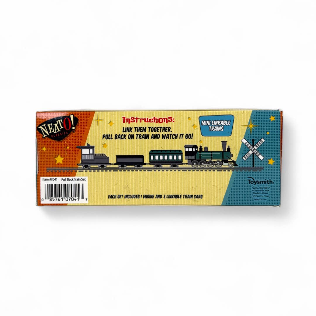Retro Classic Pull Back Train Set