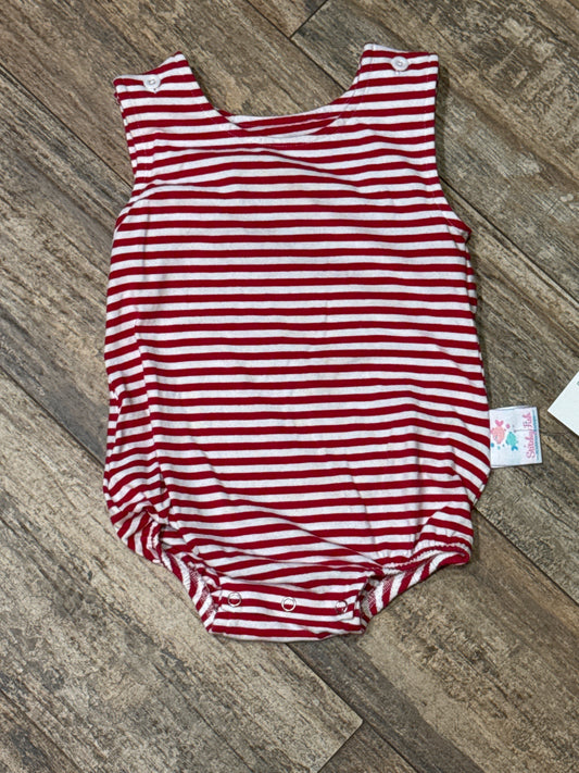 Stitchy Fish Red Stripe Bubble 9m