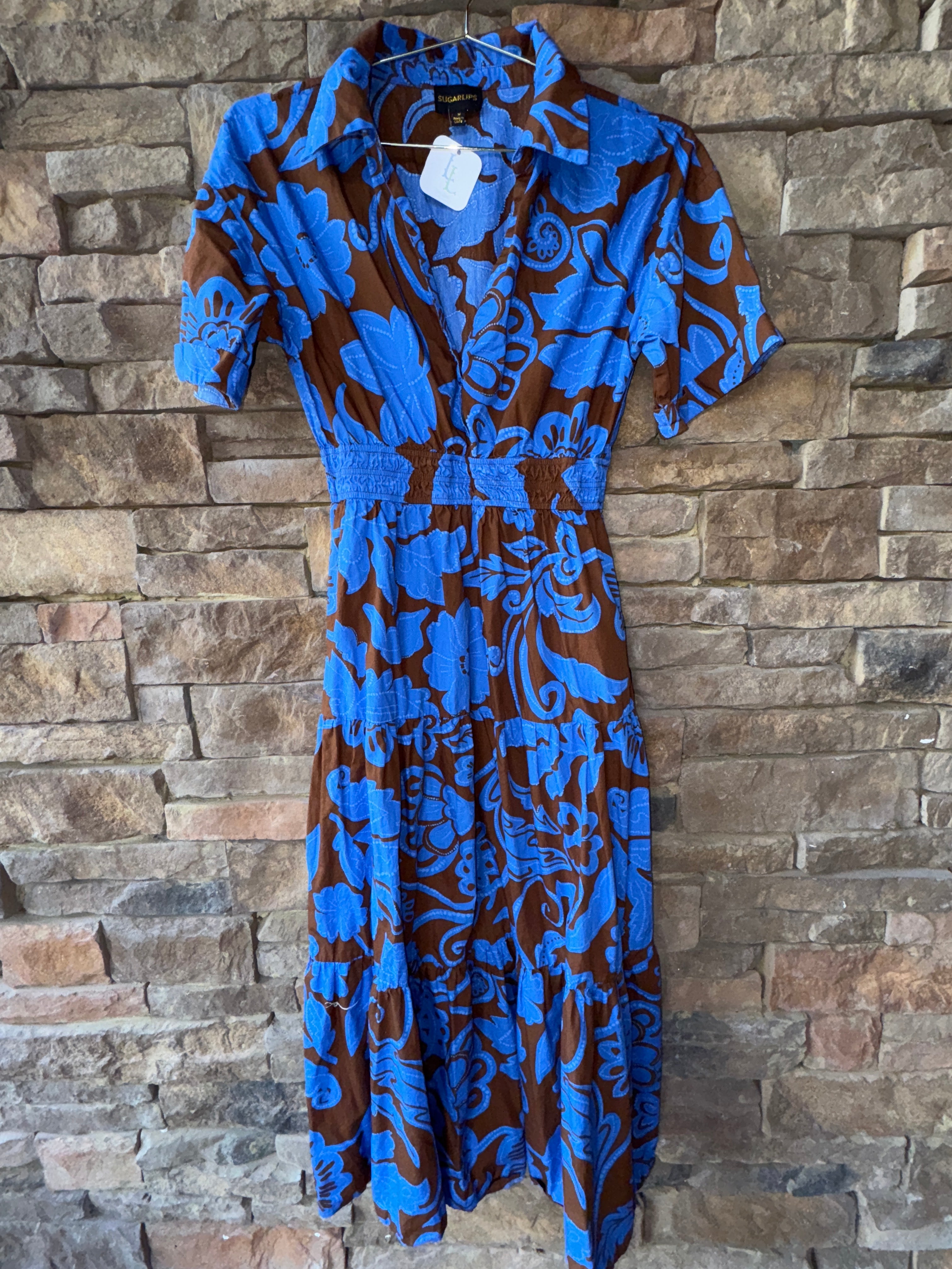 Sugarlips Brown & Blue SS Maxi M