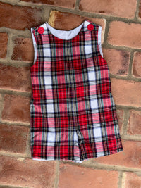 Kelly's Kids Plaid JonJon 18M
