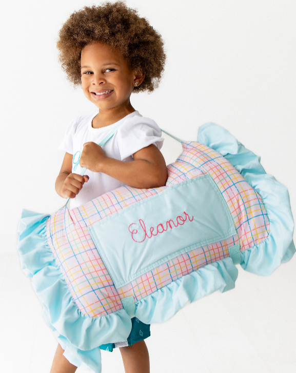 Preschool Nap Mat - Pink Plaid