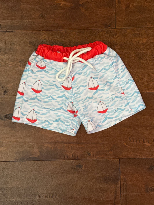Sailboat Swim Trunks 12m