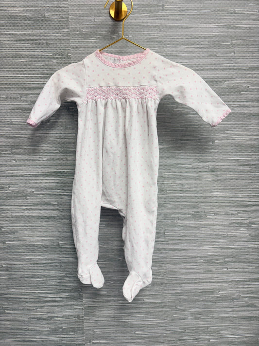Magnolia Baby Dot Sleeper 6M