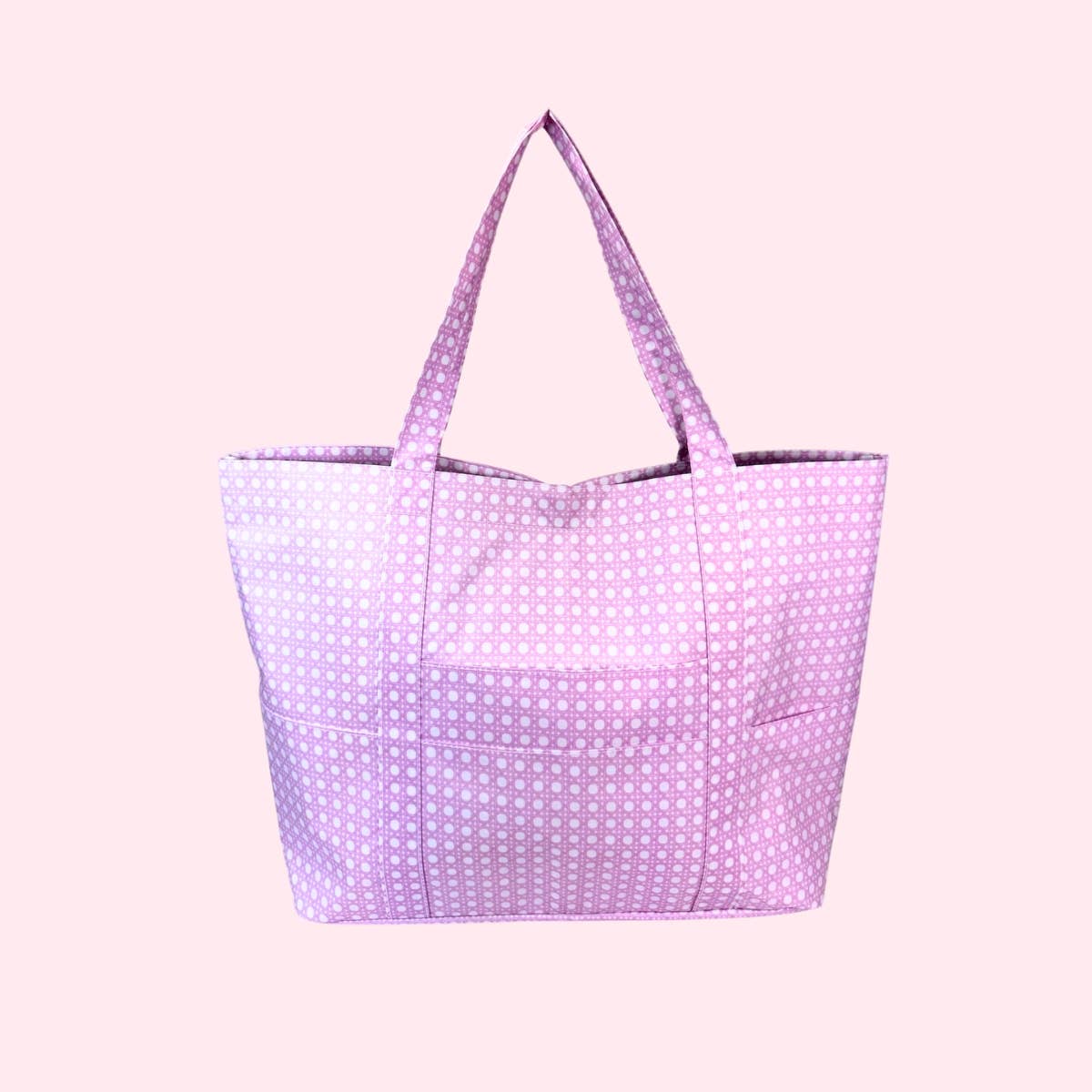 Pink Bungalow ~GLOSSY~ Big Mama Tote | Mint