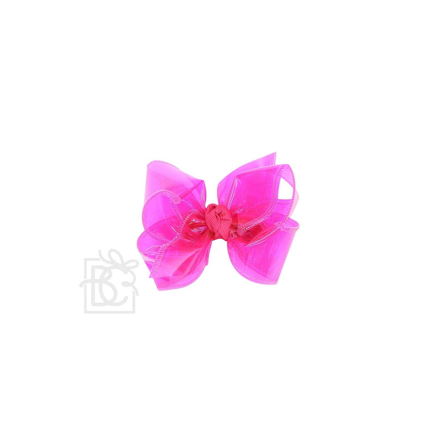 WATERPROOF BOWS ON ALLIGATOR CLIP: 4.5" Large - 1.5" Ribbon on Alligator Clip / LIGHT ORCHID