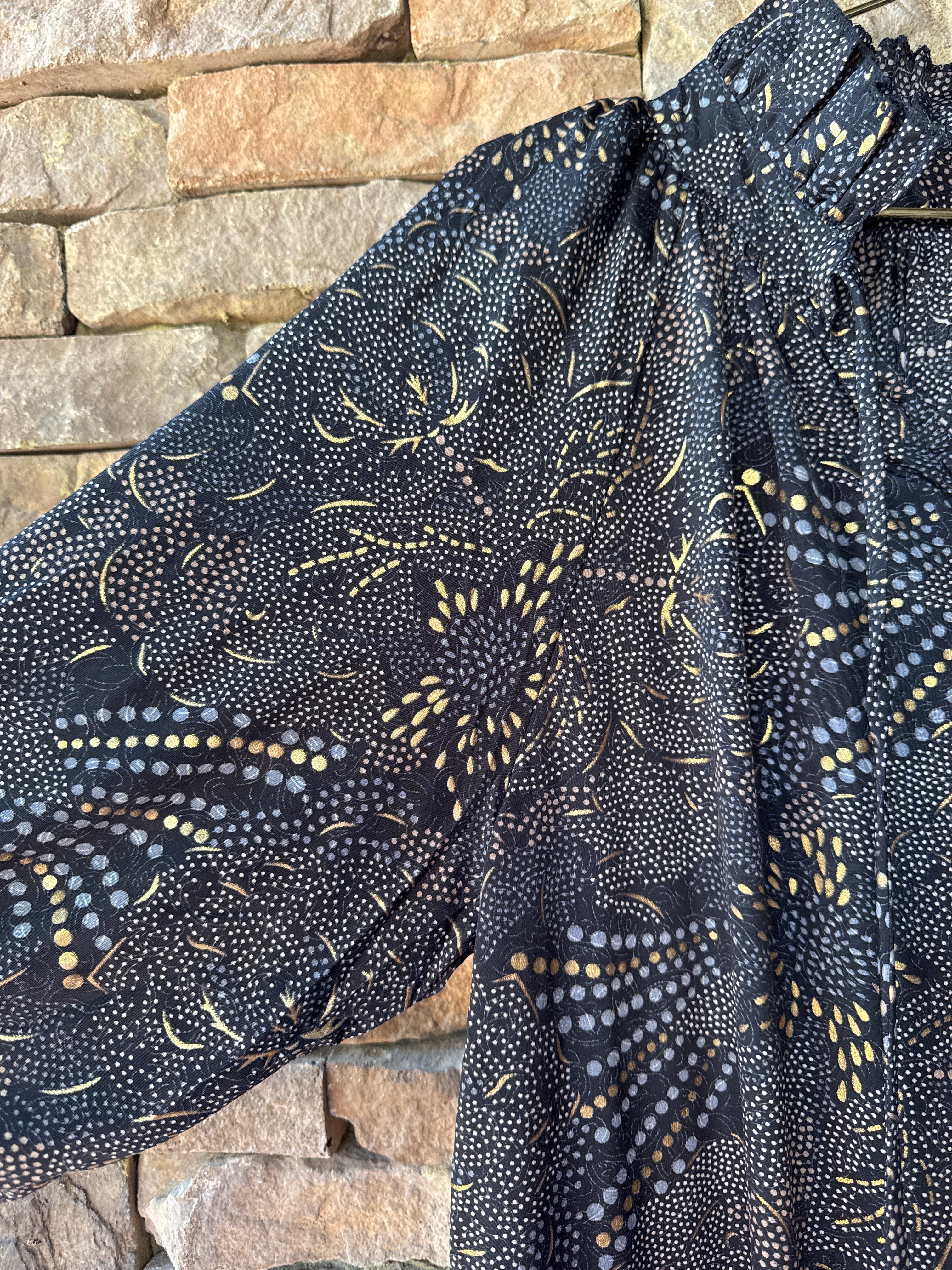 Paani Metallic Black Maxi M